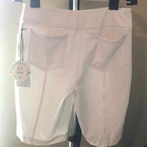 Tail white label golf shorts